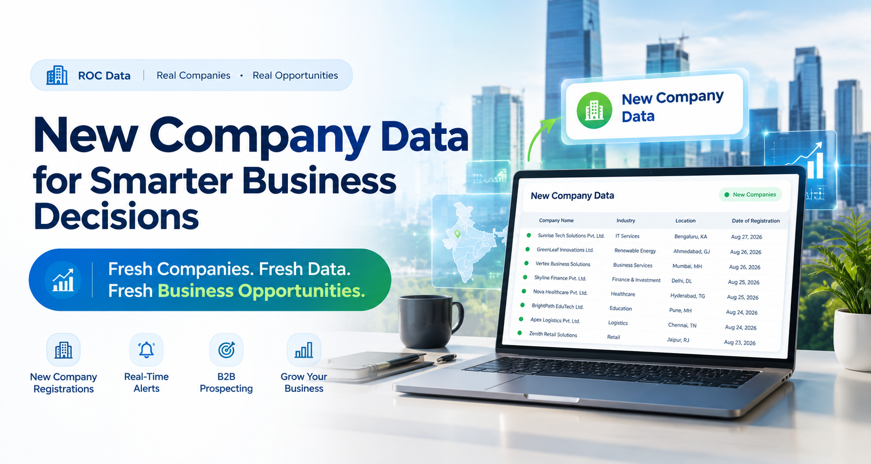 NEW COMPANY DATA